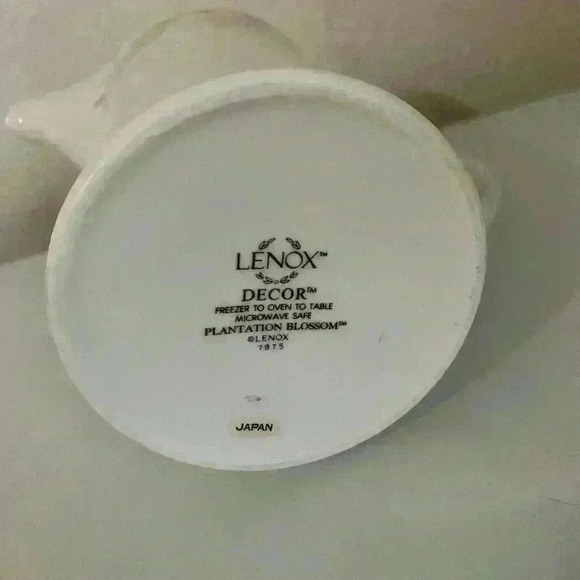 Lenox Decor Plantation Blossom Small 6 1/2” Coffee Pot Floral Pastel with Lid - Picture 8 of 12